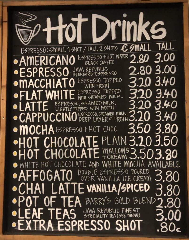 Hot Drinks